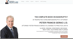 Desktop Screenshot of bankruptcybookbypeterfrancisgeraci.com